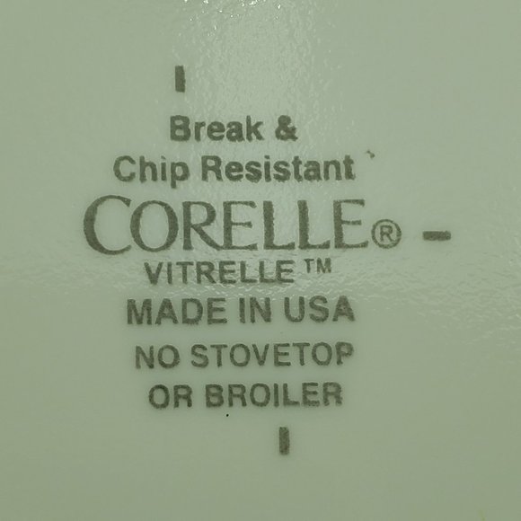 Corelle Textured Leaves Dinner Plates Green Tan Gray Leaf Flower Fern Pattern - Picture 5 of 5